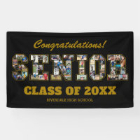 Senior Photo Collage Graduation Party Welcome