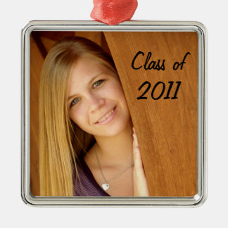 Senior photo ornament