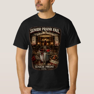 Senior Prank Fail Men's Dark Value T-Shirt