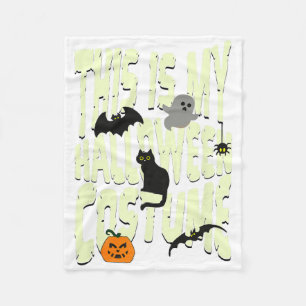 Senior Programmer Funny Halloween Party Fleece Blanket