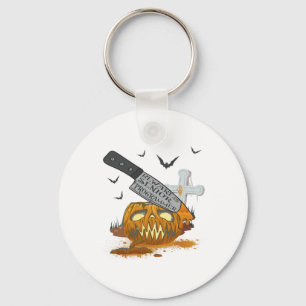 Senior Programmer Funny Halloween Party Key Ring