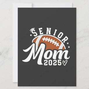 Senior Proud Mum 2025 Fantasy Football Graduate Holiday Card