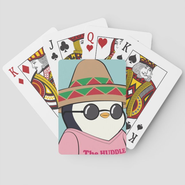 Senior Pudgy Penguin Playing Cards (Back)