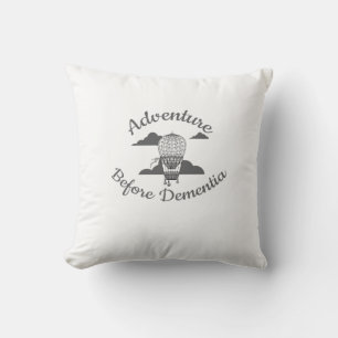 Senior Retirement Adventure Before Dementia Cushion