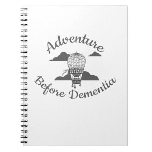 Senior Retirement Adventure Before Dementia Notebook