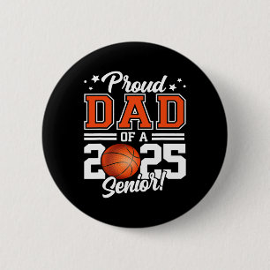 Senior Sketll Dad Cl Of 2025 Player Graduation Gra 6 Cm Round Badge