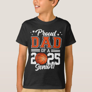Senior Sketll Dad Cl Of 2025 Player Graduation Gra T-Shirt