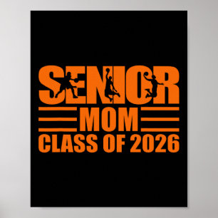 Senior Sketll Mum Cl Of 2026 Player Graduation Gra Poster