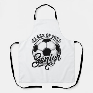 Senior Soccer Class of 2023 Vintage Graduation Shi Apron
