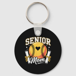 Senior Softball Mum 2026 Grad Funny Softball Mum G Key Ring