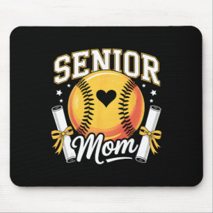 Senior Softball Mum 2026 Grad Funny Softball Mum G Mouse Mat