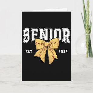 Senior Softll Cl Of 2025 Graduation Senior 2025 Card