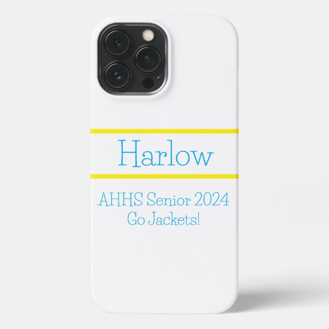 Senior spirit personalised phone case (Back)