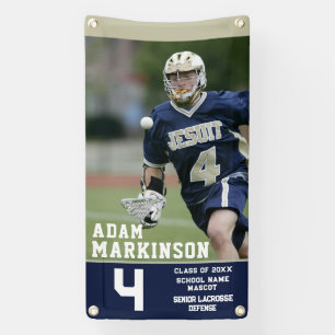 Senior Sport Lacrosse Colour Block Outdoor Banner