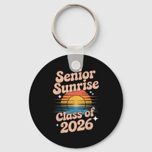 Senior Sunrise 2026 High School 12th Twelfth Grade Key Ring