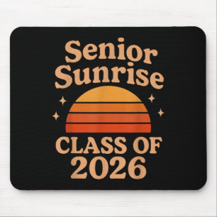 Senior Sunrise 2026 High School 12th Twelfth Grade Mouse Mat