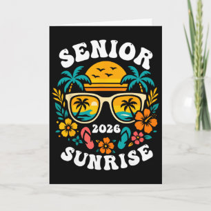 Senior Sunrise 2026 One Sunrise Closer To Graduati Card