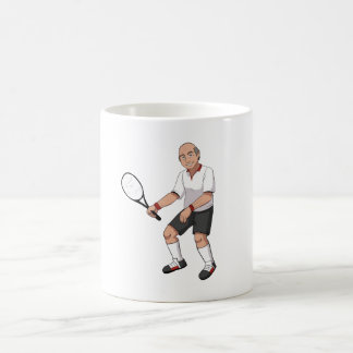 Senior Tennis Player Coffee Mug