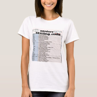 Senior Texting Code T-Shirt