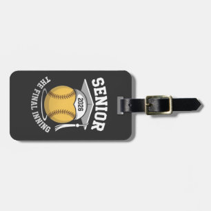 Senior The Final Inning 2026 Softball Graduation  Luggage Tag