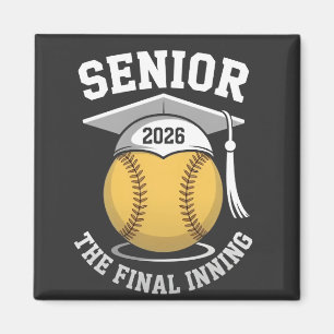 Senior The Final Inning 2026 Softball Graduation  Magnet