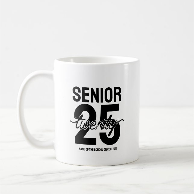 Senior twenty 25 Graduation gift Coffee Mug (Left)