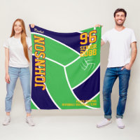 Senior Volleyball Team Keepsake Custom Color 