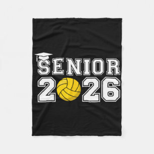 Senior Waterpolo Cl Of 2026 Graduation Team Matchi Fleece Blanket