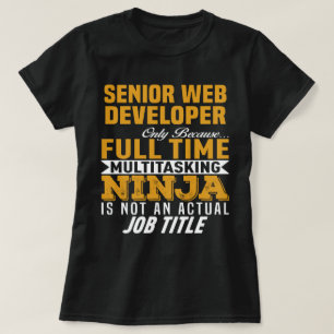 Senior Web Developer T-Shirt