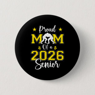 Senior Wrestling Mom 2026 Senior Mom Cl Of 2026  6 Cm Round Badge