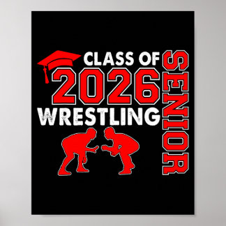 Senior wrestling mom 2026 senior mom class of 2026 poster