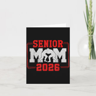 Senior wrestling mum 2026 senior mum class of 2026 card