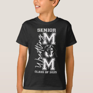 Senior Wrestling Mum Tees Cl Of 2025 Graduation Me