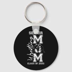 Senior Wrestling Mum Tees Cl Of 2025 Graduation Me Key Ring