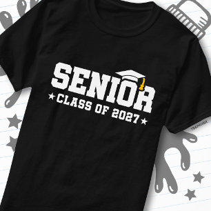 Senior Year Graduation School Pride Class of 2027 T-Shirt