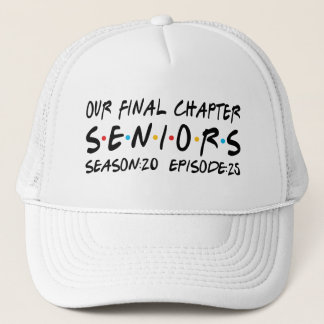 Seniors 2025 White Trucker Hat