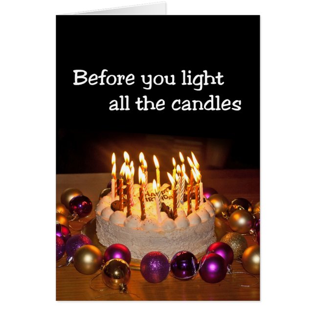 Seniors Birthday may need a Fire Permit? (Front)