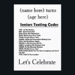 **SENIOR'S BIRTHDAY PARTY** INVITE<br><div class="desc">ANYONE TURNING THAT CERTAIN AGE OR "OVER THE HILL BIRTHDAY" IN SIGHT... ..THEN THIS ONE IS THE FUN INVITATION FOR THAT MAN OR WOMAN HAVING A PARTY TO "CELEBRATE" THE GREAT DAY IN HIS OR HER LIFE. THE TEXING HUMOR IS AN ADDED BONUS :) HAVE FUN AND ENJOY YOUR PARTY!...</div>