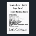 **SENIOR'S BIRTHDAY PARTY** INVITE<br><div class="desc">ANYONE TURNING THAT CERTAIN AGE OR "OVER THE HILL BIRTHDAY" IN SIGHT... ..THEN THIS ONE IS THE FUN INVITATION FOR THAT MAN OR WOMAN HAVING A PARTY TO "CELEBRATE" THE GREAT DAY IN HIS OR HER LIFE. THE TEXING HUMOR IS AN ADDED BONUS :) HAVE FUN AND ENJOY YOUR PARTY!...</div>