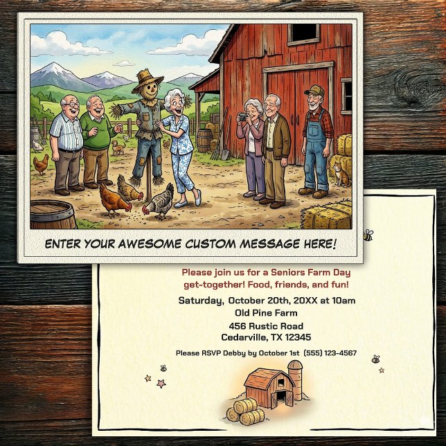 Seniors Day at the Farm Invitation (Creator Uploaded)