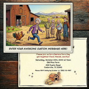 Seniors Day at the Farm Invitation