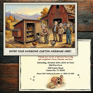 Seniors Day at the Farm Invitation