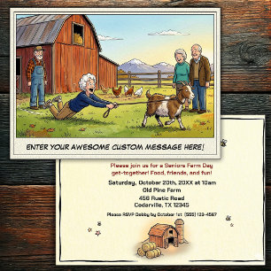 Seniors Day at the Farm Invitation