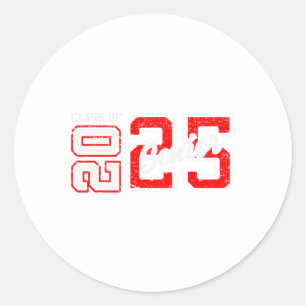 Seniors Graduation 2025 Senior 2025 Cl Of 2025  Classic Round Sticker