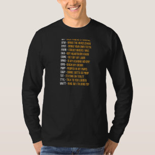 Seniors Senior Citizen Texting Code Old People T-Shirt