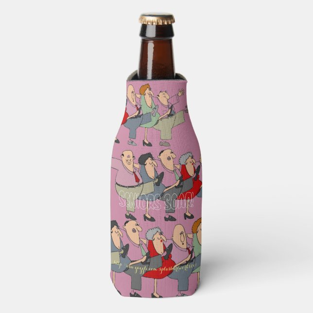 "Seniors Soar!" Bottle Cooler (Bottle Front)