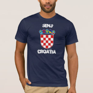 Senj, Croatia with coat of arms T-Shirt