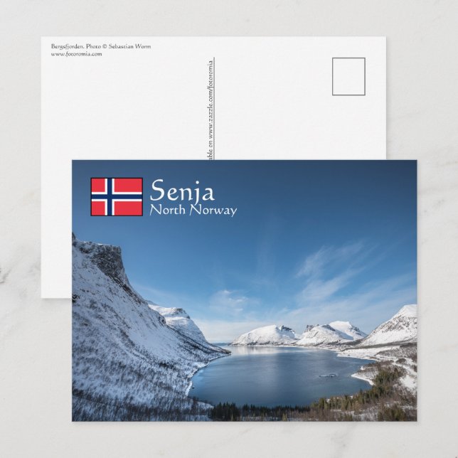 Senja Norway Postcard (Front/Back)