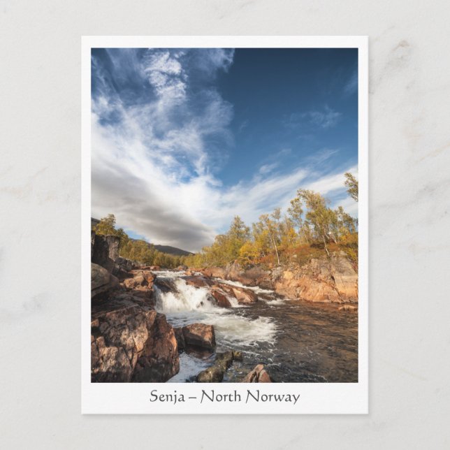 Senja Norway Postcard (Front)