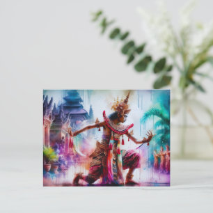 Senja Tari: Twilight Dance in Bali Holiday Postcard